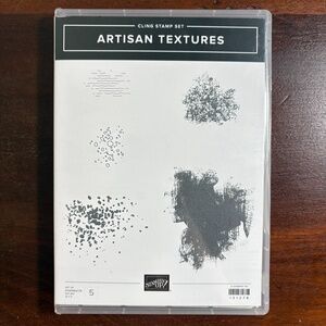 Brand New Stampin' Up! Artisan‎ Textures Cling Stamp Set of 5 151278